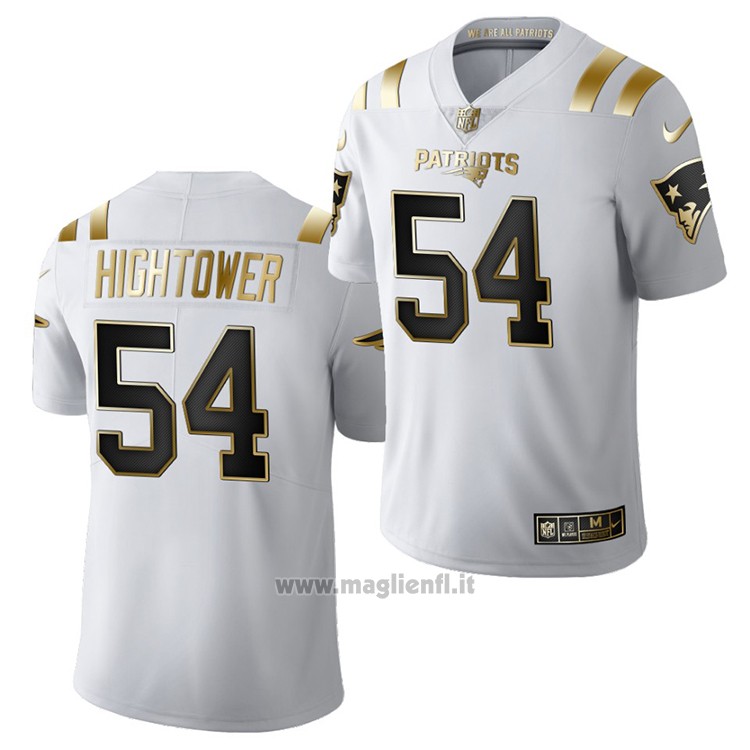 Maglia NFL Limited New England Patriots Dont'a Hightower Golden Edition 2020 Bianco